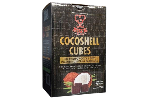 Big K Cocoshell Cubes | Shisha Charcoal